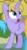 Size: 130x245 | Tagged: safe, screencap, lavender cascade, sour candy, pony, unicorn, g4, my little pony: friendship is magic, slice of life (episode), background pony, cropped, female, mare, raised hoof, shocked, solo focus