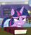 Size: 659x743 | Tagged: safe, screencap, twilight sparkle, alicorn, pony, g4, the point of no return, book, cropped, female, guilty, library, mare, sad, saddle bag, solo, twilight sparkle (alicorn)