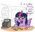 Size: 791x726 | Tagged: safe, artist:jargon scott, twilight sparkle, alicorn, pony, g4, 30 minute art challenge, bits, cash register, cute, dialogue, female, happy, implied fat, mare, open mouth, smiling, solo, spongebob squarepants, spread wings, starry eyes, that pony sure does love burgers, this will end in weight gain, twiabetes, twilight burgkle, twilight sparkle (alicorn), wide eyes, wingding eyes, wings