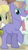 Size: 272x483 | Tagged: safe, screencap, ivy vine, moon dust, offbeat, earth pony, pony, unicorn, g4, my little pony: friendship is magic, the cutie map, animation error, cropped, cult, egalitarianism, equal cutie mark, fake smile, female, forced smile, in our town, male, mare, our town, raised hoof, smiling, solo focus, stallion, wide smile