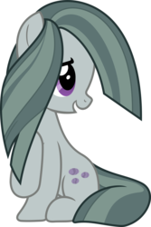 Size: 2535x3799 | Tagged: safe, artist:timelordomega, marble pie, earth pony, pony, g4, hearthbreakers, cute, daaaaaaaaaaaw, female, high res, hnnng, marblebetes, mare, raised hoof, shy, simple background, sitting, smiling, solo, transparent background, vector