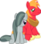 Size: 3607x3924 | Tagged: safe, artist:timelordomega, big macintosh, marble pie, earth pony, pony, g4, hearthbreakers, my little pony: friendship is magic, cute, female, hair over one eye, high res, macabetes, male, marblebetes, mare, ship:marblemac, shipping, simple background, sitting, smiling, stallion, straight, transparent background, vector