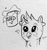 Size: 1899x2006 | Tagged: safe, artist:lightisanasshole, gallus, griffon, pony, g4, beak, big eyes, birb, black and white, blushing, catbird, chest fluff, cute, ear fluff, excited, feather, fluffy, gallabetes, grayscale, happy, heart, levitation, magic, male, marker drawing, monochrome, seeds, simple background, solo, telekinesis, traditional art, want, white background