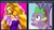 Size: 486x269 | Tagged: safe, artist:raika0306, adagio dazzle, spike, dragon, derpibooru, equestria girls, g4, my little pony equestria girls: rainbow rocks, the point of no return, adagiospike, breasts, busty adagio dazzle, cleavage, clothes, cropped, cute, female, juxtaposition, juxtaposition win, male, meme, meta, simple background, smiling, spikabetes, tail, winged spike, wings