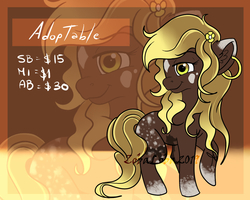 Size: 1280x1024 | Tagged: safe, artist:zobaloba, oc, oc only, earth pony, pony, adoptable, advertisement, paypal, solo, zoom layer