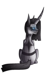 Size: 640x1015 | Tagged: safe, artist:captainofhopes, oc, pony, unicorn, horn, long horn, simple background, transparent background