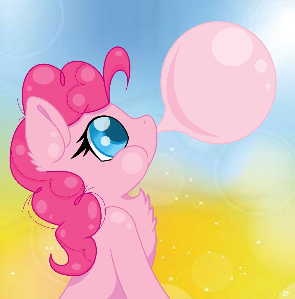 Mlp Blowing Raspberry #2026834 - safe, artist:gblacksnow, pinkie pie, earth pony, pony ...