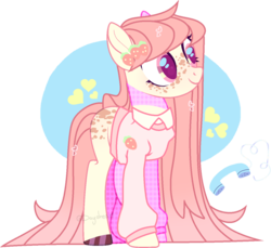 Size: 1280x1173 | Tagged: safe, artist:daydreamprince, oc, oc only, oc:auri straw, earth pony, pony, butt freckles, clothes, female, freckles, mare, shirt, solo