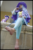 Size: 3456x5184 | Tagged: safe, artist:krazykari, trixie, twilight sparkle, human, g4, barefoot, clothes, cosplay, costume, feet, foot focus, irl, irl human, magic wand, photo, plushie, sitting, solo, toes, wand