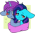 Size: 1725x1605 | Tagged: safe, artist:grapegrass, oc, oc only, oc:cirrus updraft, oc:mobian, pegasus, pony, unicorn, blushing, clothes, nuzzling, scarf, shared clothing, shared scarf, simple background, transparent background
