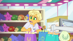 Size: 1920x1080 | Tagged: safe, screencap, ragamuffin (g4), rarity, equestria girls, equestria girls specials, g4, my little pony equestria girls: better together, my little pony equestria girls: spring breakdown, faic, male, shopping, shopping bag