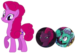 Size: 1373x977 | Tagged: safe, artist:徐詩珮, fizzlepop berrytwist, glitter drops, tempest shadow, oc, oc only, oc:ehenk berrytwist, pony, unicorn, g4, my little pony: the movie, base used, cute, female, lesbian, magical lesbian spawn, mare, next generation, offspring, parent:glitter drops, parent:tempest shadow, parents:glittershadow, pretty, ship:glittershadow, shipping, simple background, solo, transparent background