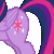 Size: 900x900 | Tagged: safe, artist:mrvector, derpibooru exclusive, starlight glimmer, twilight sparkle, alicorn, pony, unicorn, g4, animated, butt, butt touch, female, flank, gif, hoof on butt, hooves, mare, offscreen character, plot, simple background, solo focus, transparent background, twilight sparkle (alicorn), wat
