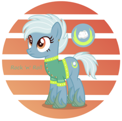 Size: 2288x2280 | Tagged: safe, artist:razorbladetheunicron, fleetfoot, limestone pie, oc, oc only, earth pony, pony, lateverse, g4, alternate universe, base used, clothes, cutie mark, ear piercing, earring, female, fusion, high res, jacket, jewelry, mare, piercing, show accurate, simple background, solo, transparent background, unshorn fetlocks