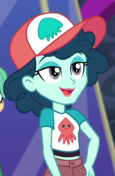 Size: 439x672 | Tagged: safe, screencap, garden grove, ink jet, squid, equestria girls, equestria girls series, g4, spring breakdown, spoiler:eqg series (season 2), background human, cropped, offscreen character