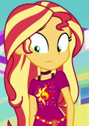 Size: 764x1078 | Tagged: safe, screencap, sunset shimmer, equestria girls, equestria girls series, g4, my little pony equestria girls: spring breakdown, spoiler:eqg series (season 2), cropped, female, solo