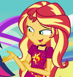 Size: 1024x1078 | Tagged: safe, screencap, sunset shimmer, equestria girls, equestria girls series, g4, my little pony equestria girls: spring breakdown, spoiler:eqg series (season 2), cropped