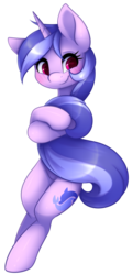 Size: 1884x3926 | Tagged: safe, artist:scarlet-spectrum, sea swirl, seafoam, pony, unicorn, g4, background pony, bipedal, blushing, cute, female, hug, mare, on back, seadorable, simple background, solo, tail hold, tail hug, transparent background