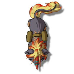 Size: 473x473 | Tagged: safe, artist:lionheartcartoon, oc, oc only, oc:electra pleiades, kirin, ponyfinder, dungeons and dragons, high angle, pen and paper rpg, rpg, simple background, solo, transparent background