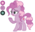 Size: 1940x1792 | Tagged: safe, artist:diamond-chiva, oc, oc only, oc:cherry candy, earth pony, pony, female, mare, offspring, parent:pinkie pie, parent:pokey pierce, parents:pokeypie, reference sheet, simple background, solo, transparent background