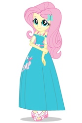 Size: 1030x1546 | Tagged: safe, artist:starman1999, screencap, fluttershy, equestria girls, g4, clothes, female, long skirt, skirt, solo