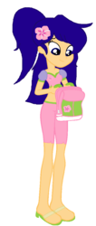 Size: 455x1075 | Tagged: safe, artist:mapleb, artist:stryapastylebases, human, equestria girls, g4, backpack, barely eqg related, base used, clothes, crossover, equestria girls style, equestria girls-ified, sandals, shoes, strawberry shortcake, tea blossom