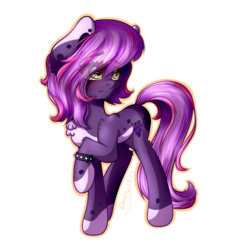 Size: 2800x2900 | Tagged: safe, artist:kindny-chan, oc, oc only, oc:black raspberry, earth pony, pony, female, high res, mare, simple background, solo, transparent background