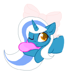 Size: 673x740 | Tagged: safe, artist:ninaxenita, oc, oc:fleurbelle, alicorn, pony, alicorn oc, bow, female, hair bow, hug, mare, one eye closed, pillow, ribbon, simple background, solo, transparent background, ych result