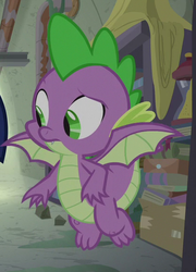 Size: 414x576 | Tagged: safe, screencap, spike, dragon, g4, the point of no return, claws, cropped, male, solo, toes, winged spike, wings