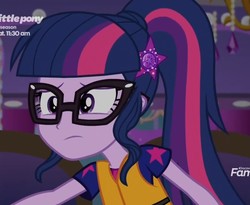 Size: 1094x899 | Tagged: safe, screencap, sci-twi, twilight sparkle, equestria girls, equestria girls specials, g4, my little pony equestria girls: better together, my little pony equestria girls: spring breakdown, cropped, female, lifejacket, solo