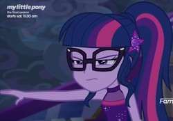 Size: 1244x868 | Tagged: safe, screencap, sci-twi, twilight sparkle, equestria girls, equestria girls series, g4, spring breakdown, spoiler:eqg series (season 2), angry, bare shoulders, cropped, female, sleeveless, solo