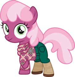 Size: 1167x1200 | Tagged: safe, artist:cloudy glow, cheerilee, earth pony, pony, g4, clothes, female, filly, simple background, solo, transparent background, younger