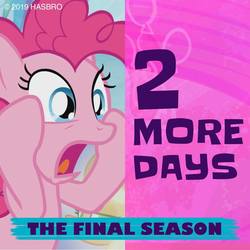 Size: 1080x1080 | Tagged: safe, pinkie pie, earth pony, pony, g4, official, season 9, :o, countdown, facebook, female, open mouth, pinkie pie month, season 9 countdown, solo, surprised