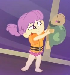 Size: 549x589 | Tagged: safe, screencap, water lily (g4), turtle, equestria girls, equestria girls specials, g4, my little pony equestria girls: better together, my little pony equestria girls: spring breakdown, cropped, plushie, toddler
