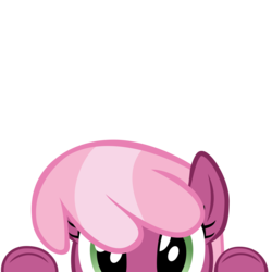 Size: 10000x10000 | Tagged: safe, artist:ace play, part of a set, cheerilee, earth pony, pony, g4, absurd resolution, cheeribetes, cute, female, looking at you, mare, mrkat7214's "i see you" pony, peekaboo, peeking, simple background, solo, soon, transparent background, vector