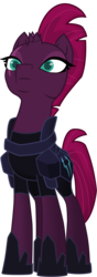 Size: 4735x13422 | Tagged: safe, artist:ejlightning007arts, tempest shadow, pony, unicorn, g4, my little pony: the movie, absurd resolution, armor, broken horn, eye scar, female, horn, scar, simple background, solo, transparent background, vector