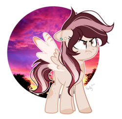 Size: 1280x1246 | Tagged: safe, artist:mintoria, oc, oc only, oc:arulean, pegasus, pony, base used, female, mare, solo