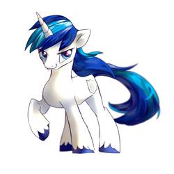 Size: 1240x1240 | Tagged: safe, artist:tingsan, shining armor, pony, unicorn, g4, male, shining adorable, simple background, solo, stallion, white background
