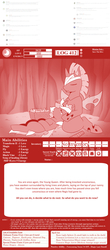 Size: 1000x2268 | Tagged: safe, artist:vavacung, oc, oc:young queen, changeling, comic:the adventure logs of young queen, apple, comic, food