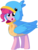 Size: 1433x1893 | Tagged: safe, artist:cyanlightning, pinkie pie, earth pony, pony, equestria girls, g4, my little pony equestria girls: summertime shorts, the art of friendship, .svg available, animal costume, bird costume, clothes, costume, cute, diapinkes, equestria girls ponified, eye shimmer, female, looking at you, mare, open mouth, pinkie birdie, ponified, simple background, smiling, solo, svg, transparent background, vector