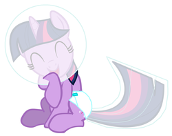 Size: 1580x1244 | Tagged: safe, artist:guihercharly, edit, vector edit, twilight sparkle, pony, unicorn, g4, astrobaby, diaper, diaper fetish, female, fetish, helmet, laughing, mare, non-baby in diaper, solo, tail helmet, unicorn twilight, vector