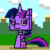 Size: 1024x1024 | Tagged: safe, artist:eternaljonathan, twilight sparkle, alicorn, pony, g4, crossover, lego, pixel art, the lego movie, twilight sparkle (alicorn), unikitty