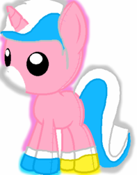 Size: 351x446 | Tagged: safe, artist:purplegirl102, original species, plush pony, pony, lego, plushie, ponified, the lego movie, unikitty