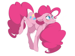 Size: 2732x2048 | Tagged: safe, artist:merifemo, pinkie pie, earth pony, pony, g4, female, high res, simple background, solo, transparent background