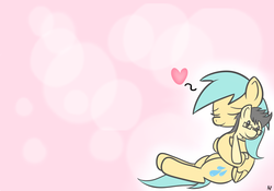 Size: 1250x875 | Tagged: safe, artist:datahmedz, sunshower raindrops, oc, pony, raindropsanswers, g4, ask, hug, plushie, tumblr