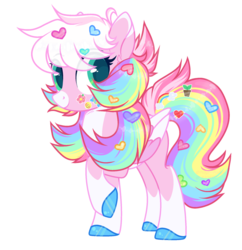 Size: 1024x1057 | Tagged: dead source, safe, artist:_spacemonkeyz_, artist:teepew, oc, oc only, oc:momoiro umeko, pegasus, pony, base used, female, mare, simple background, solo, transparent background, two toned wings