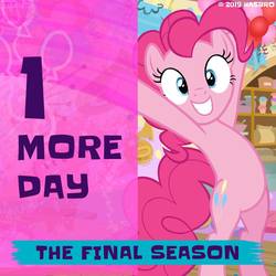 Size: 1080x1080 | Tagged: safe, pinkie pie, earth pony, pony, g4, official, season 9, countdown, facebook, happy, pinkie pie month