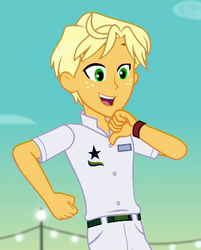 Size: 776x964 | Tagged: safe, screencap, ragamuffin (g4), equestria girls, equestria girls series, g4, spring breakdown, spoiler:eqg series (season 2), clothes, cropped, freckles, male, smiling