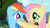 Size: 800x450 | Tagged: safe, artist:rozyfly10, edit, edited screencap, screencap, fluttershy, rainbow dash, pegasus, pony, g4, may the best pet win, my little pony: friendship is magic, blush sticker, blushing, duo, female, hooves on cheeks, imminent kissing, lesbian, looking at each other, mare, ship:flutterdash, shipping