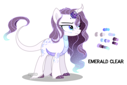 Size: 1280x859 | Tagged: safe, artist:jxst-roch, oc, oc only, oc:emerald clear, dracony, hybrid, female, interspecies offspring, offspring, parent:rarity, parent:spike, parents:sparity, simple background, solo, transparent background